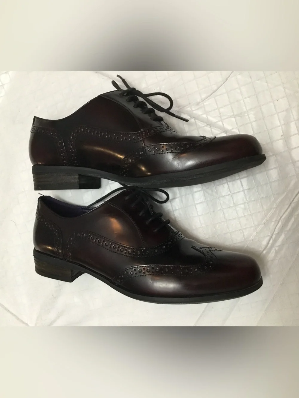 Clarks Men’s‎ Brown Leather Wingtip Derby Oxfords